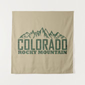 Felsengebirge Colorado Wandteppich (Vorderseite)
