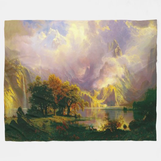 Felsengebirge Fleecedecke (Vorderseite (Horizontal))