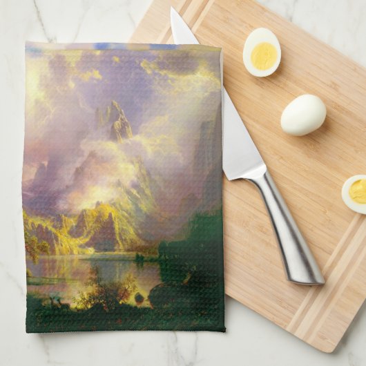 Felsengebirge Geschirrtuch (Viertel Falte)