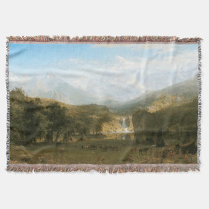 Felsengebirge, Lander's Peak von Albert Bierstadt Decke