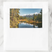 Felsengebirge Rechteckiger Aufkleber (Tasche)