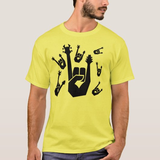 Felsenhandsymbol T-Shirt (Vorderseite)