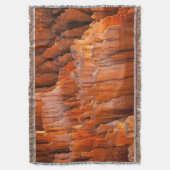 FelsenHoodoos im Morgen-Licht Decke (Vorderseite Vertikal)