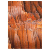 FelsenHoodoos im Morgen-Licht Klemmbrett (Rückseite)