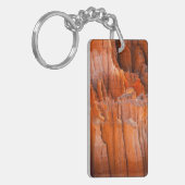 FelsenHoodoos im Morgen-Licht Schlüsselanhänger (Vorderseite links)