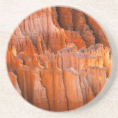 FelsenHoodoos im Morgen-Licht Untersetzer (Vorne)