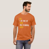 Felsenkletter-Menschen Mädchen T-Shirt (Vorne ganz)