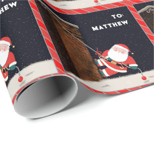 Felsenkletter-Weihnachtsgeschenk Geschenkpapier