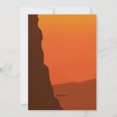 Felsenklettereinladung Einladung (Rückseite)