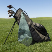 Felsenkletterer an El Capitan Golfhandtuch (Gras)