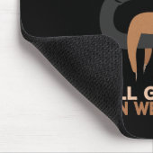 Felsenkletterer Faultier-Kletterteam-Karabiner Mousepad (Ecke)