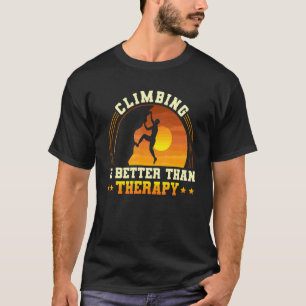 Felsenklettern Bergsteiger Bouldern Rette Die Cara T-Shirt