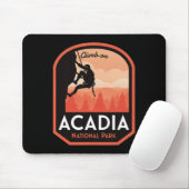 Felsenklettern im Acadia National Park Mousepad (Mit Mouse)