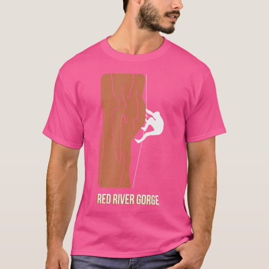 Felsenklettern im Red River Gorge T-Shirt (Vorderseite)
