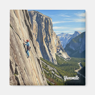 Felsenklettern im Yosemite-Nationalpark Magnet