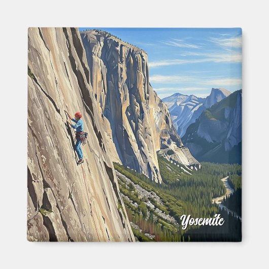 Felsenklettern im Yosemite-Nationalpark Magnet (Vorne)