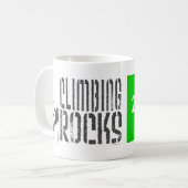 Felsenklettern Kaffeetasse (Vorderseite Links)