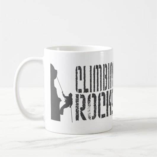 Felsenklettern Kaffeetasse (Links)
