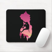 Felsenklettern Kletterer Bouldering Abenteuer Sonn Mousepad (Mit Mouse)