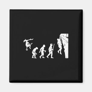 Felsenklettern Kletterer Evolution Bouldern  Magnet