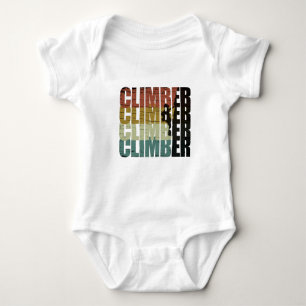 Felsenklettern Vintage-Kletterer Baby Strampler