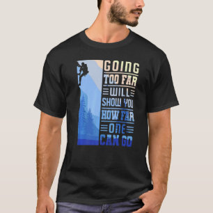 Felsenkletternder Bergsteiger Bouldering geht zu w T-Shirt