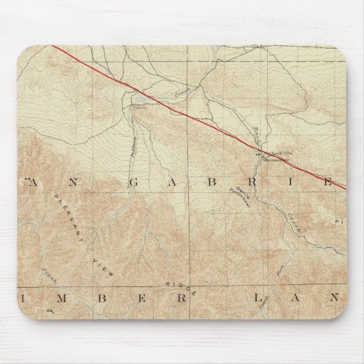 Felsenkreuz Quadrangat mit San Andreas Rift Mousepad (Vorne)