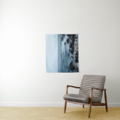 Felsenküste mit wenig Wasser Wandteppich (Beispiel)