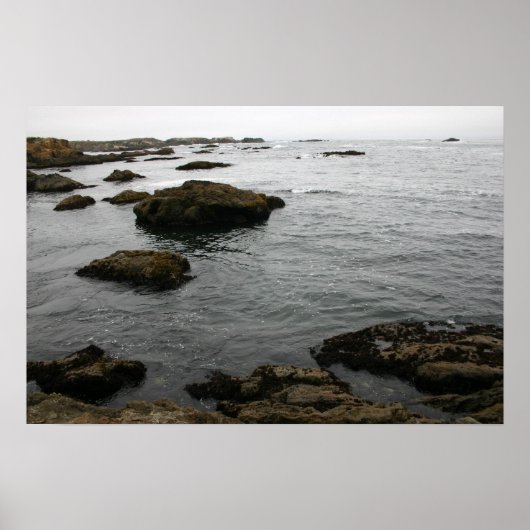Felsenküste Poster (Vorne)