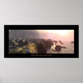 Felsenküste Poster (Vorne)