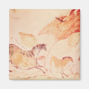 Felsenmalerei der Pferde, c.17000 BC Magnet