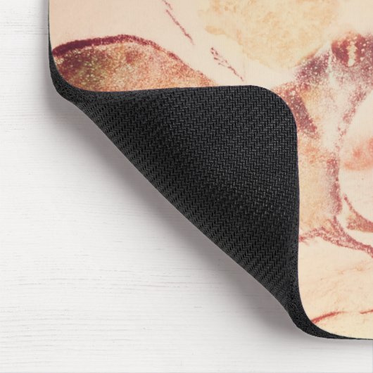 Felsenmalerei der Pferde, c.17000 BC Mousepad (Ecke)