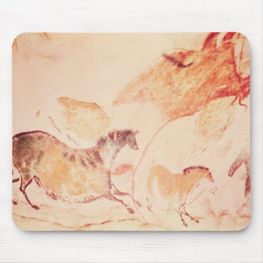 Felsenmalerei der Pferde, c.17000 BC Mousepad (Vorne)