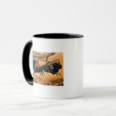 Felsenmalerei des Bisons, c.17000 BC Tasse (Vorderseite Links)