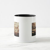 Felsenmalerei einer Springenkuh Tasse (Zentrum)