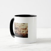 Felsenmalerei einer Springenkuh Tasse (Vorderseite Links)