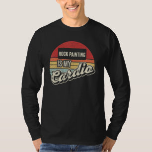 Felsenmalerei ist mein Cardio Vintage Retro T-Shirt