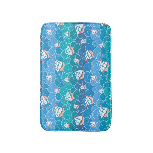 Felsenmeer-Muster Badematte (Vorderseite Vertikal)