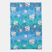 Felsenmeer-Muster Geschirrtuch (Vertikal)