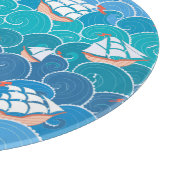 Felsenmeer-Muster Schneidebrett (Ecke)