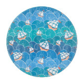 Felsenmeer-Muster Schneidebrett (Vorderseite)