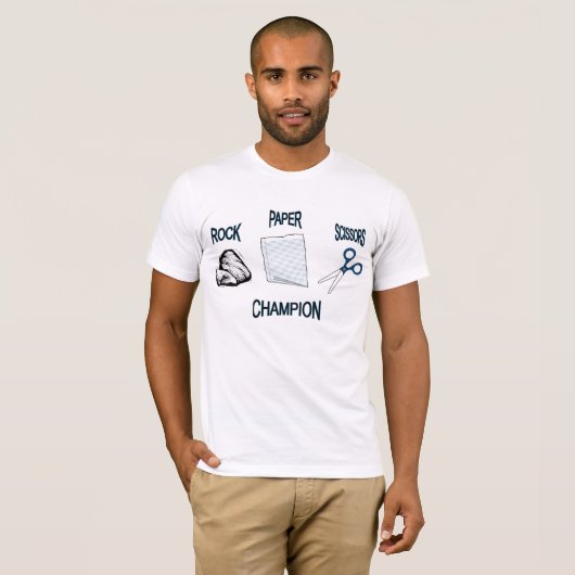 Felsenpapierscheren T-Shirt (Vorne ganz)