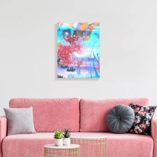 Felsenpool. Leinwanddruck (Insitu (Wohnzimmer))