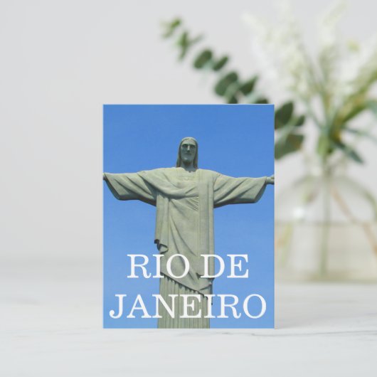 Felsenstatue Postkarte (Stehend Vorderseite)