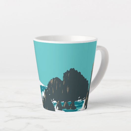 Felsenstrand Milchtasse (Rechte Ecke)