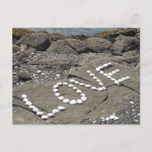 Felsentiefe Liebe Postkarte (Vorderseite)