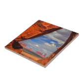 Felsfenster zum Monument Valley, AZ Fliese (Seite)