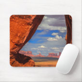 Felsfenster zum Monument Valley, AZ Mousepad (Mit Mouse)
