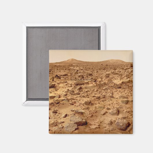 Felsfläche der Mars Magnet (Vorderseite/Rückseite)