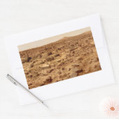 Felsfläche der Mars Rechteckiger Aufkleber (Umschlag)